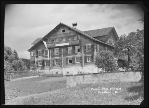 [Zwischenwasser] Pension Frick Muntlix Vorarlberg