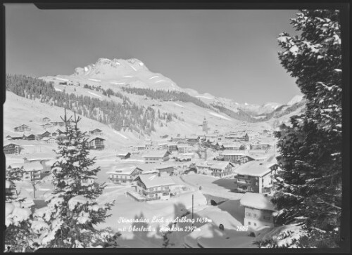 Skiparadies Lech a. Arlberg 1450 m mit Oberlech u. Karhorn 2392 m