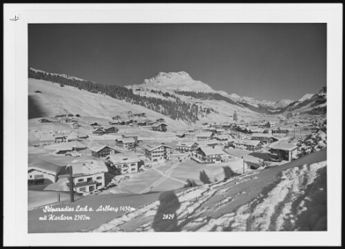 Skiparadies Lech a. Arlberg 1450 m mit Karhorn 2392 m
