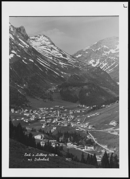 Lech a. Arlberg 1450 m mit Stubenbach