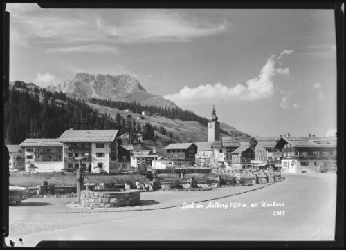Lech am Arlberg 1450 m, mit Karhorn