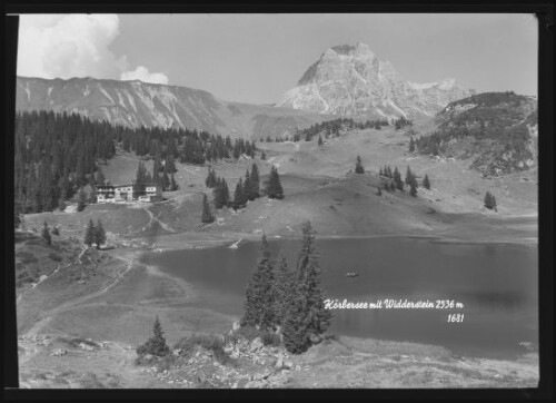[Schröcken] Körbersee mit Widderstein 2536 m