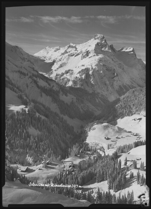 Schröcken mit Künzelspitze 2415 m