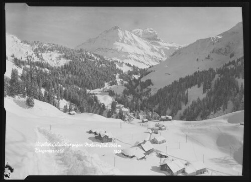 Skigebiet Schröcken gegen Mohnenfluh 2544 m Bregenzerwald