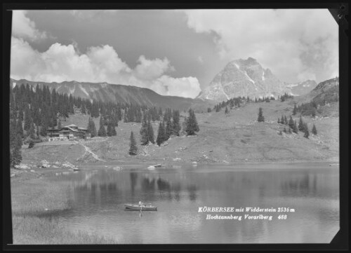 [Schröcken] Körbersee mit Widderstein 2536 m Hochtannberg Vorarlberg