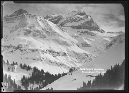 Schröcken Vorarlberg Mohnenfluh 2547 m