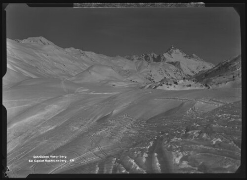 Schröcken Vorarlberg Ski Gebiet Hochtannberg