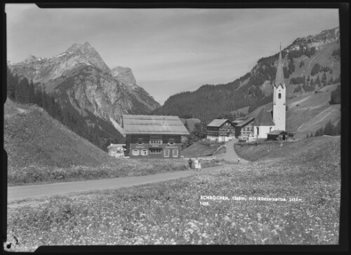 Schröcken, 1265 m, mit Künzelspitze, 2415 m