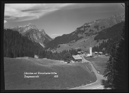 Schröcken mit Künzelspitze 2415 m Bregenzerwald