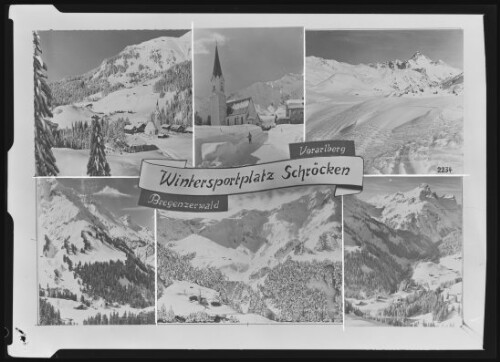 Wintersportplatz Schröcken Bregenzerwald Vorarlberg