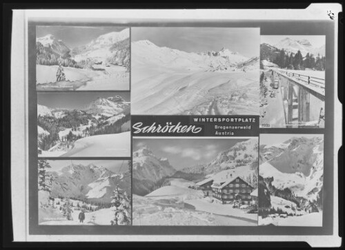 Wintersportplatz Schröcken Bregenzerwald Austria