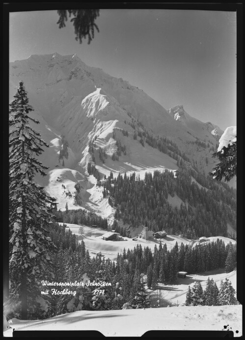 Wintersportplatz Schröcken mit Hochberg
