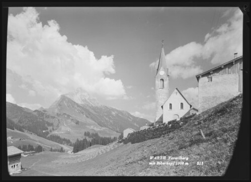 Warth Vorarlberg mit Biberkopf 2600 m
