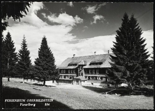 [Bildstein] Ferienheim Oberbildstein Vorarlberg