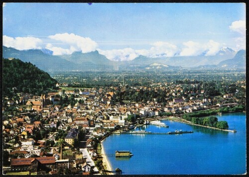 [Bregenz] : [Bregenz am Bodensee gegen Schweizerberge ...]