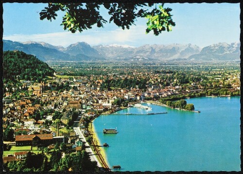 [Bregenz] : [Bregenz am Bodensee gegen Schweizerberge ...]