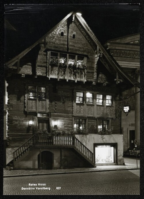 Rotes Haus Dornbirn Vorarlberg