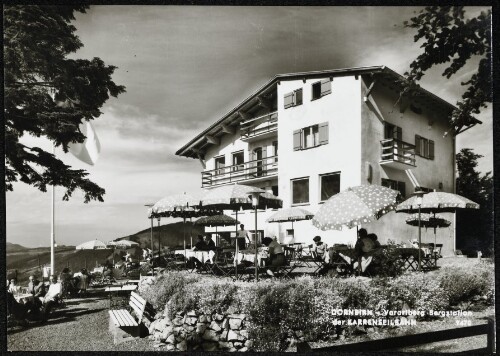 Dornbirn - Vorarlberg Bergstation der Karrenseilbahn