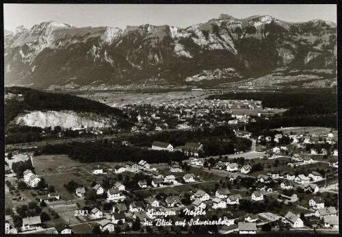 [Feldkirch] Gisingen - Nofels mit Blick auf Schweizerberge