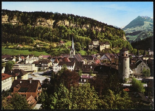 [Feldkirch] : [Feldkirch, Vorarlberg mit Schattenburg und Katzenturm ...]
