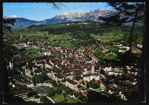 [Feldkirch] : [Feldkirch, Vorarlberg gegen Schweizer Berge ...]