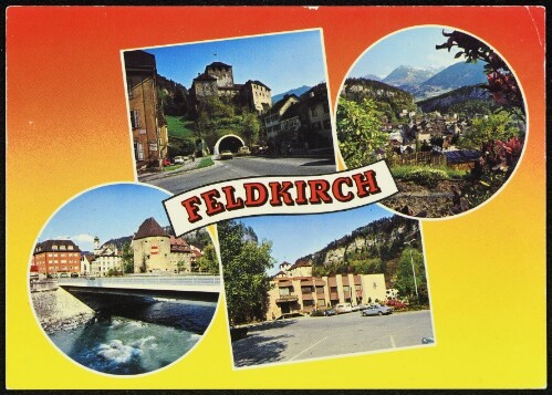 Feldkirch : [Montfortstadt Feldkirch, Wasserturm, Schattenburg, Volkshalle und Totale Vorarlberg - Austria ...]