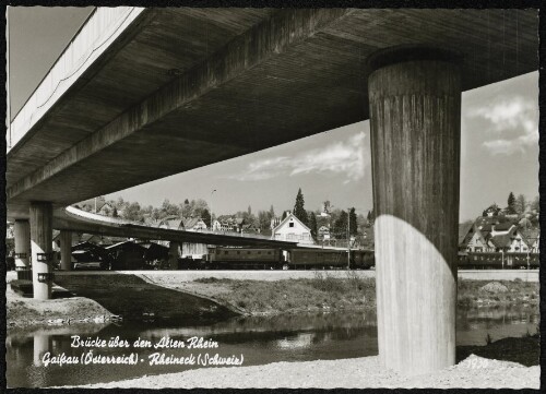 Brücke über den Alten Rhein Gaissau (Österreich) - Rheineck (Schweiz)