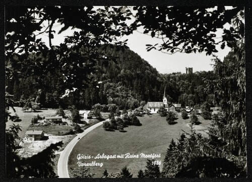 Götzis - Arbogast mit Ruine Montfort Vorarlberg