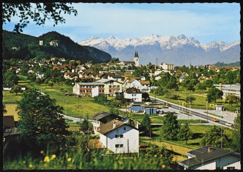 [Götzis] : [Götzis mit Schweizer Bergen ...]