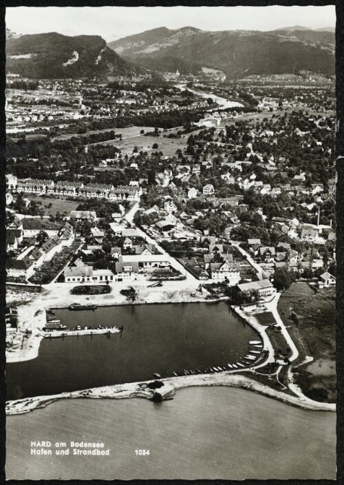Hard am Bodensee Hafen und Strandbad