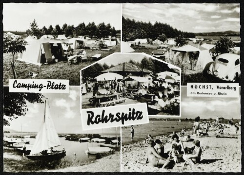 Camping-Platz Rohrspitz Höchst, Vorarlberg am Bodensee u. Rhein