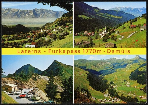 Laterns - Furkapass 1770 m - Damüls : [Laterns - Furkapass 1170 m - Damüls ...]