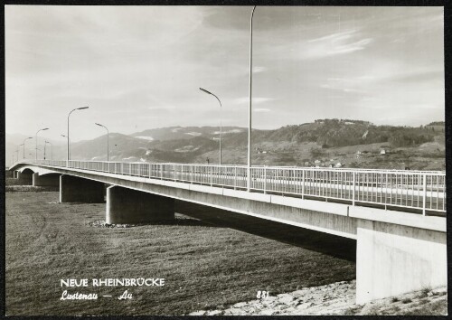 Neue Rheinbrücke Lustenau - Au