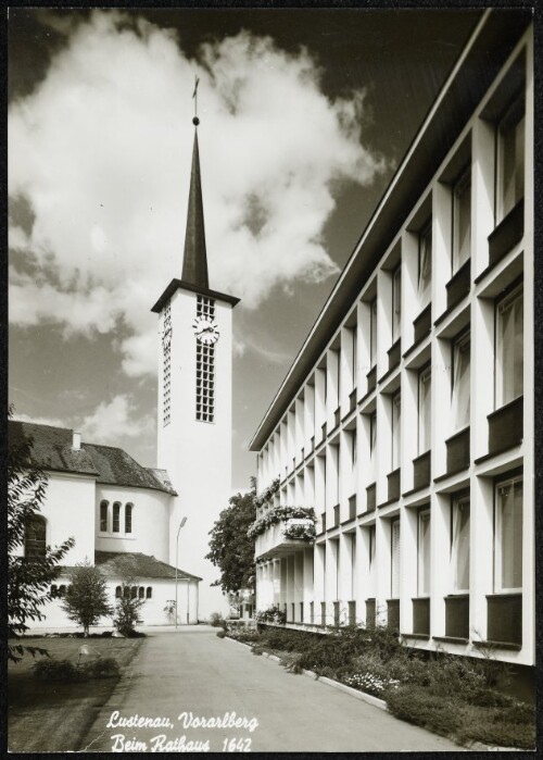 Lustenau, Vorarlberg beim Rathaus