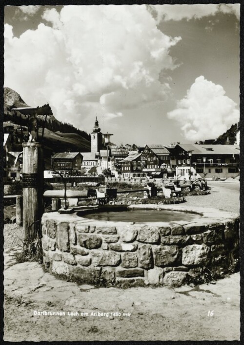 Dorfbrunnen Lech am Arlberg 1450 mtr