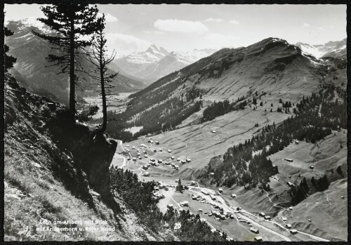 Lech am Arlberg mit Blick auf Kriegerhorn u. Roter Wand