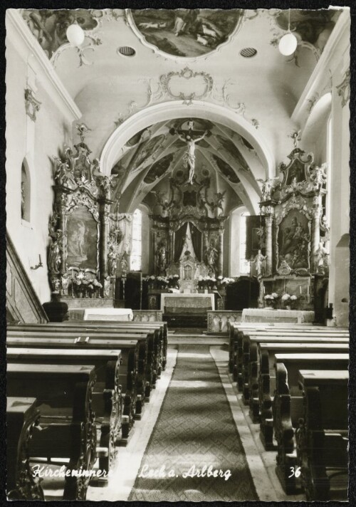 Kircheninneres in Lech a. Arlberg