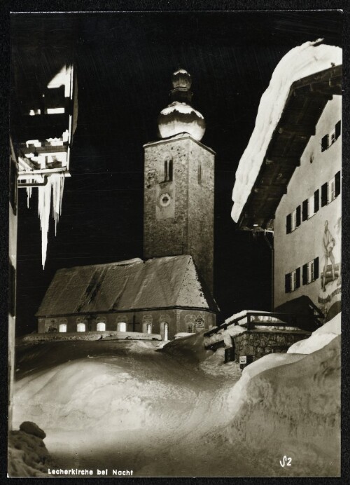 Lecherkirche bei Nacht