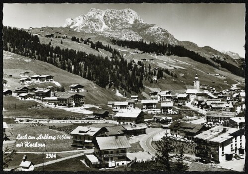 Lech am Arlberg 1450 m mit Karhorn
