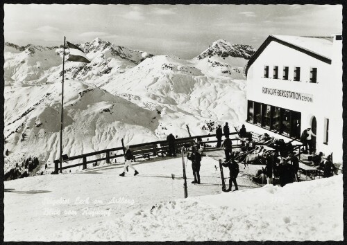 Skigebiet Lech am Arlberg Blick vom Rüfikopf