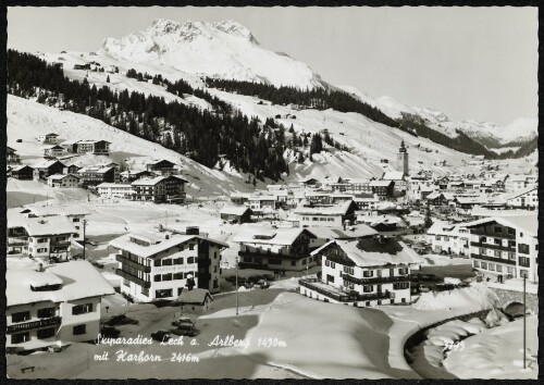 Skiparadies Lech a. Arlberg 1450 m mit Karhorn 2416 m
