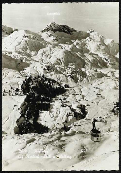 Blick v. Rüfikopf auf Oberlech - Lech a. Arlberg : Mohnenfluh