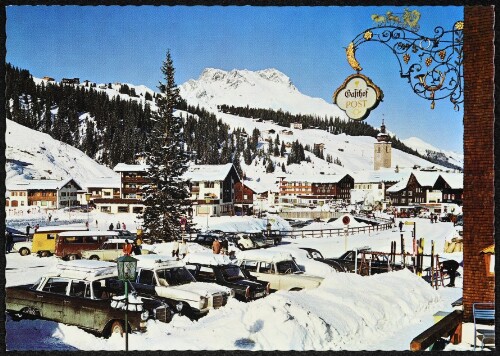 [Lech] : [Skiparadies Lech am Arlberg (1450 m) gegen Karhorn (2392 m) ...]