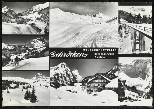 Wintersportplatz Schröcken Bregenzerwald Austria