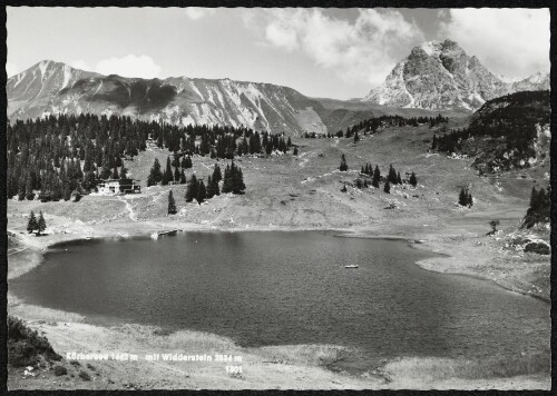 [Schröcken] Körbersee 1662 m mit Widderstein 2536 m