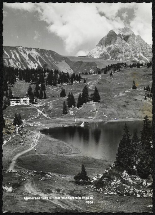[Schröcken] Körbersee 1662 m mit Widderstein 2536 m