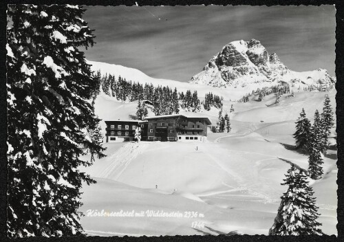 [Schröcken] Körberseehotel mit Widderstein 2536 m