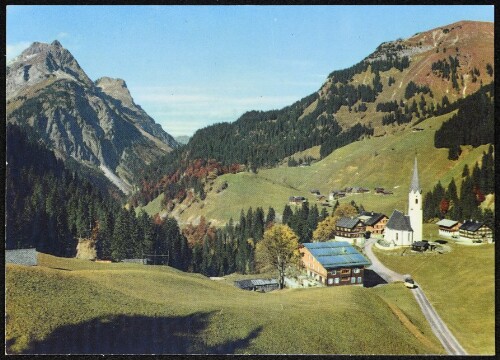 [Schröcken] : [Schröcken, Bregenzerwald mit Künzelspitze 2415 m ...]