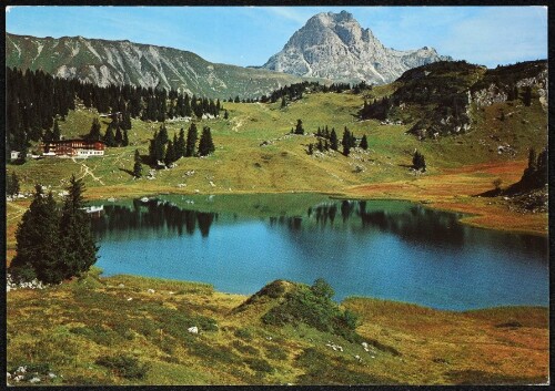 [Schröcken] : [Körbersee, 1700 m, gegen Widderstein, 2536 m, Hochtannberg ...]