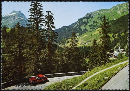 [Schröcken] : [Schröcken im Bregenzerwald, 1265 m, mit Hochtannbergstraße und Hochkünzelspitze, 2415 m ...]